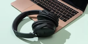Ensure the speakers or headphones are properly connected
